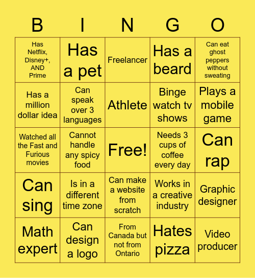 MDM 9.0 Bingo Card
