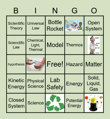 Unit 1 Bingo Card