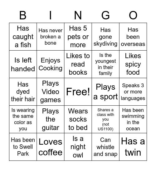 What's Poppin' with Lantana Bingo Card