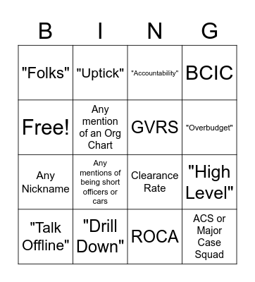 COMSTAT 08-26-21 Bingo Card