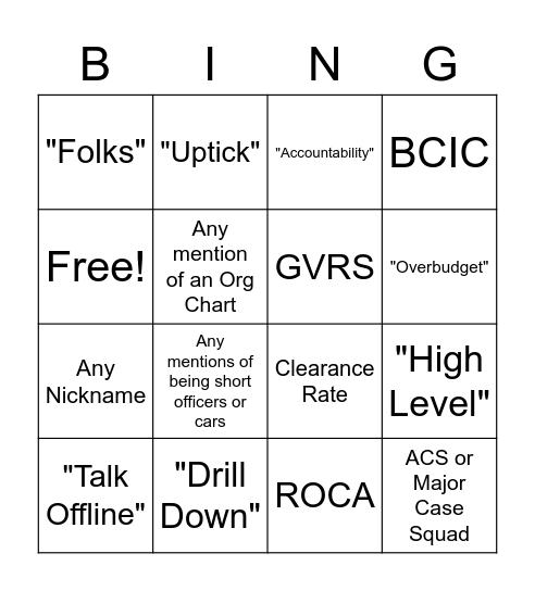 COMSTAT 08-26-21 Bingo Card