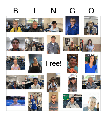 School Community BINGO Card