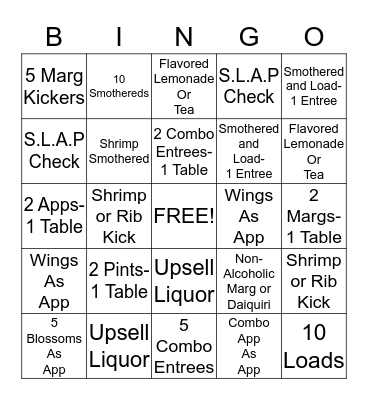 PPA BINGO Card