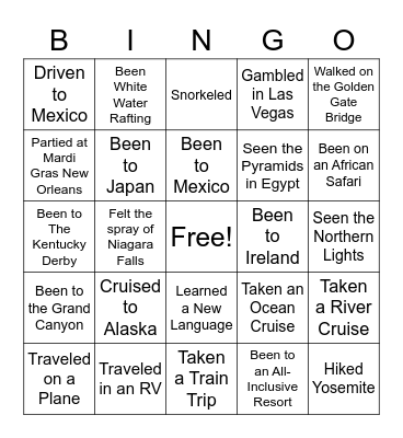 Find Someone Who Has Bingo Card