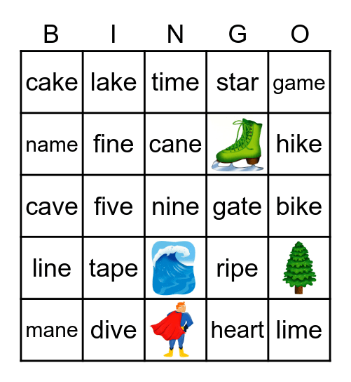 AK3 unit 1-2 Bingo Card