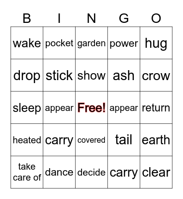 Reading Live 100 Units 10-12 Bingo Card