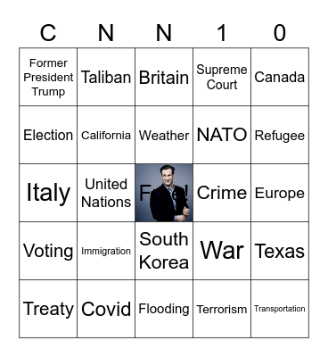 CNN 10 BINGO Board Bingo Card