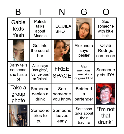 Morellhoes Last Supper Bingo Card