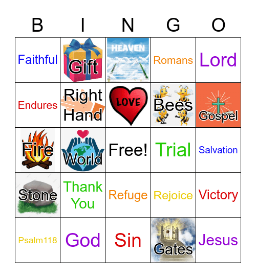 August 29, 2021 Bingo Card