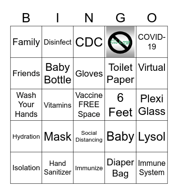 Jennifer's  Bingo Card