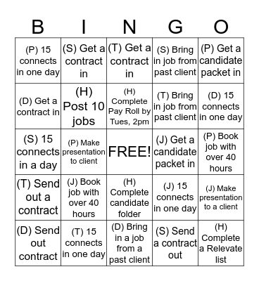 ULTIMATE LT BINGO Card