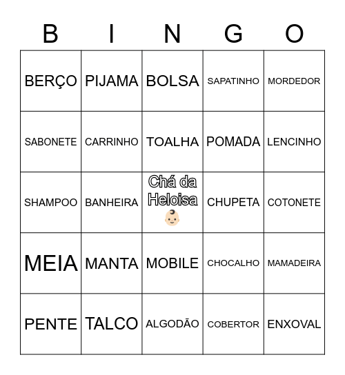 Bingo! Bingo Card