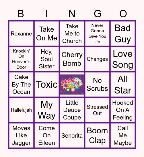 General Musical Bingo! Bingo Card