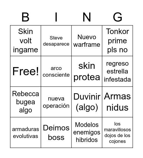 DevStream 156 Bingo Card