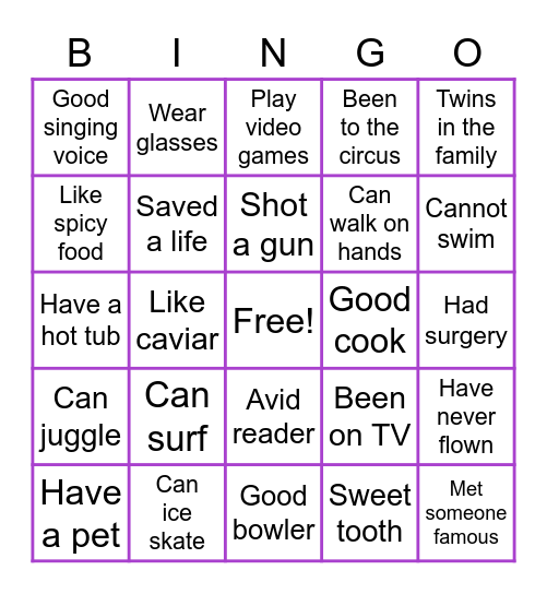 Team 21st CCLC Bingo Card