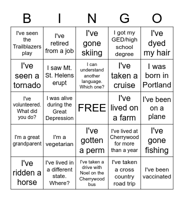 Put on your shelf by 4:00 today to earn Bingo Bucks Bingo Card
