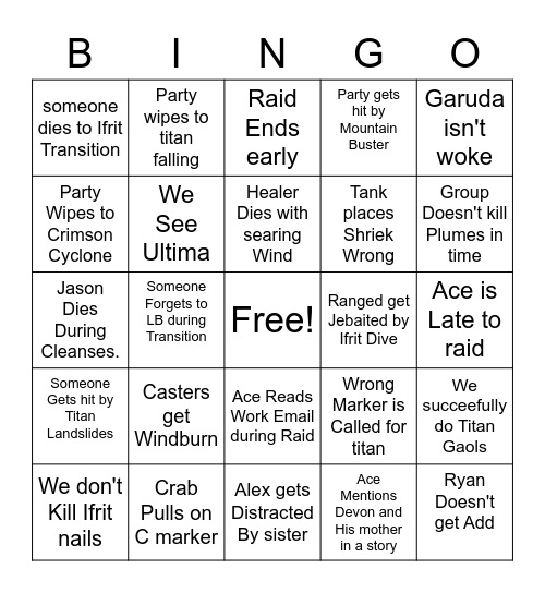 UwU Bingo Board Bingo Card