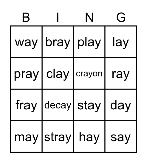 Sophie's Bingo Y-AY :) Bingo Card