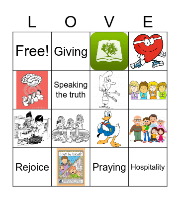 The Love of God Bingo Card