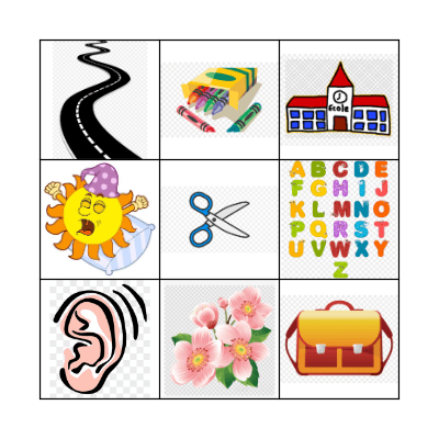 Poème Chahut - Bingo Card