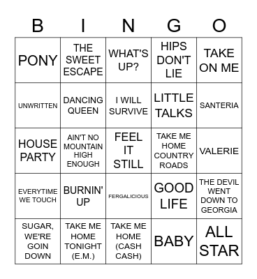 STATE COLLEGE BAR CLASSICS Bingo Card