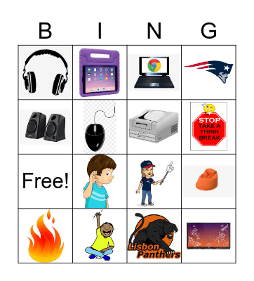 Technology Bingo Card