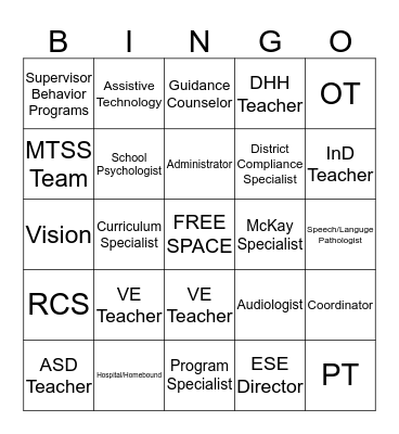 WHO CAN HELP ME? Bingo Card