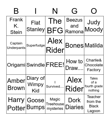 so many books, so little time Bingo Card