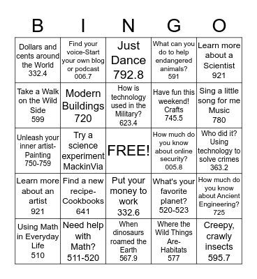 STEAM BINGO Card