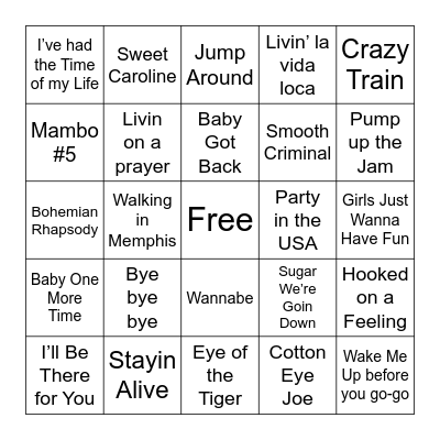 Iconic Openings Bingo Card