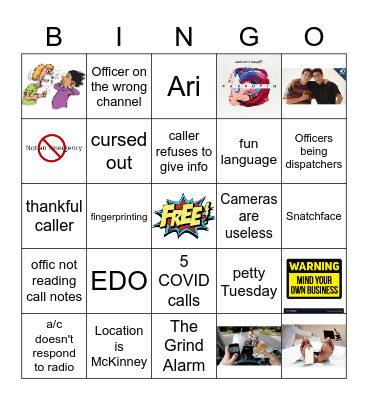 'SPATCH BINGO Card