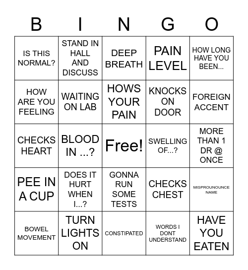 Delta BINGO Card