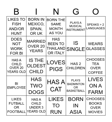 SWINE ACADEMY BINGO Card