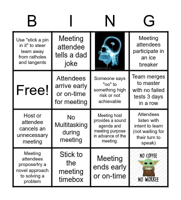 Virtual Work BING(O) Bingo Card