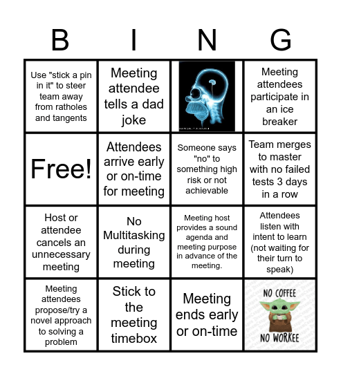 Virtual Work BING(O) Bingo Card