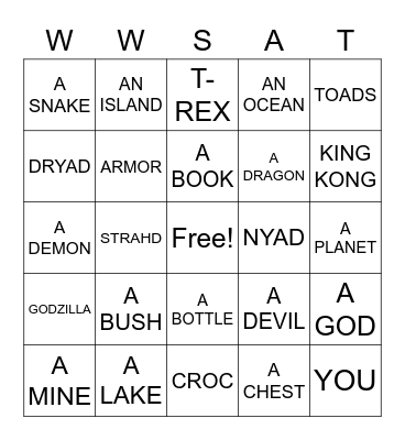 WHO WILL SWALLOW ANNE TONIGHT? Bingo Card