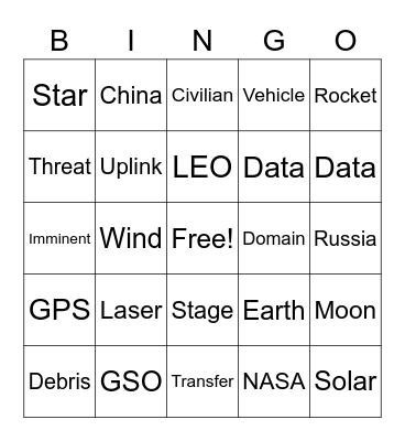 Marcus Bingo Card