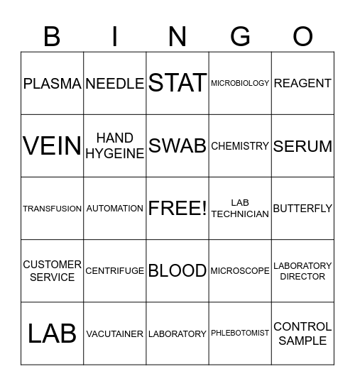 LAB WEEK SUPERHEROES BINGO 2015 Bingo Card