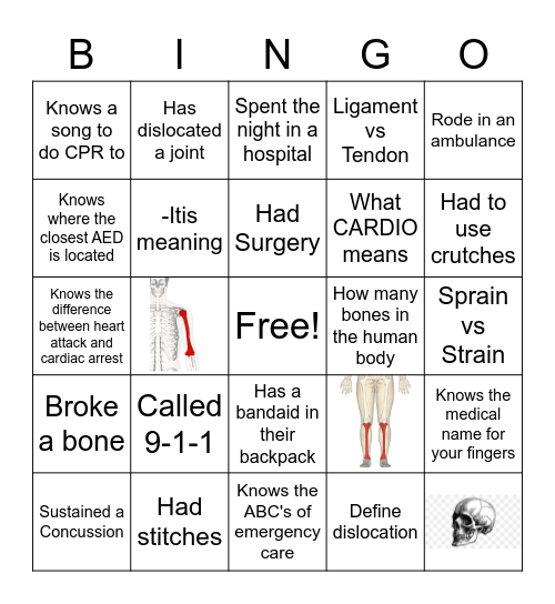 FIND SOMEONE WHO... BINGO Card