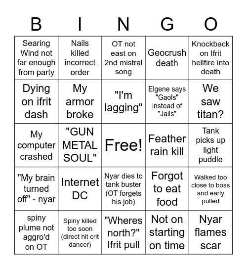 UwU BiNgO Card