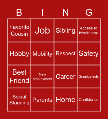 You Ready? Bingo Card