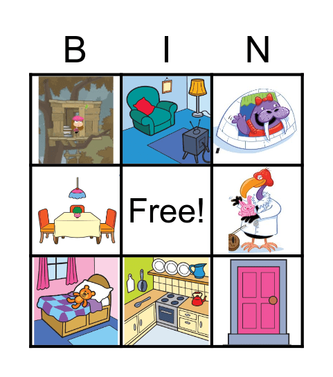 The House Bingo Card