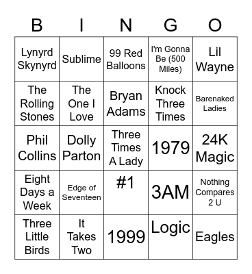 # Bingo Card