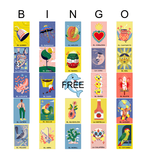 Loteria Bingo Card