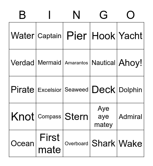 Homecoming Week Bingo! Bingo Card
