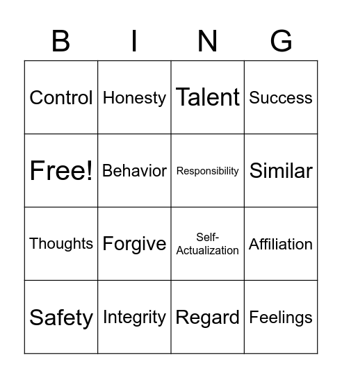 SCR_Key WordsPo Bingo Card