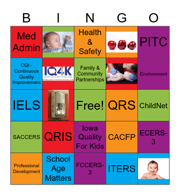 QRS/IQ4K BINGO Card