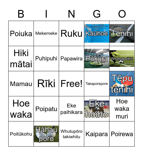 Taumāhekheke o te Ao 2020 Bingo Card