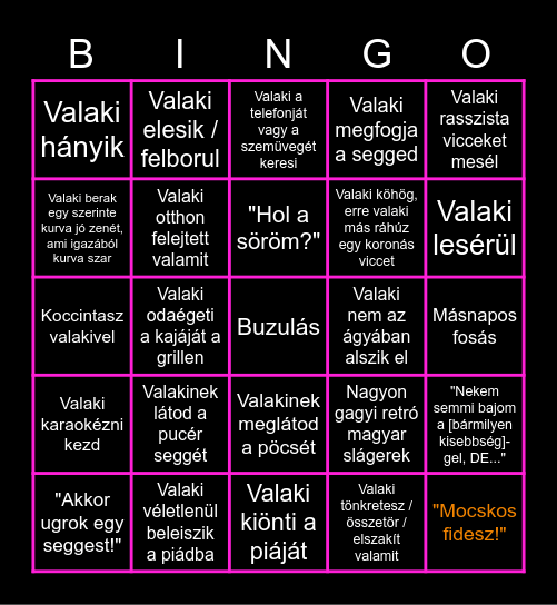 KBT 2021 Bingo Card