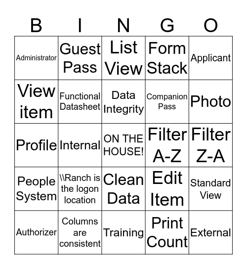 Accreditation BINGO! Bingo Card